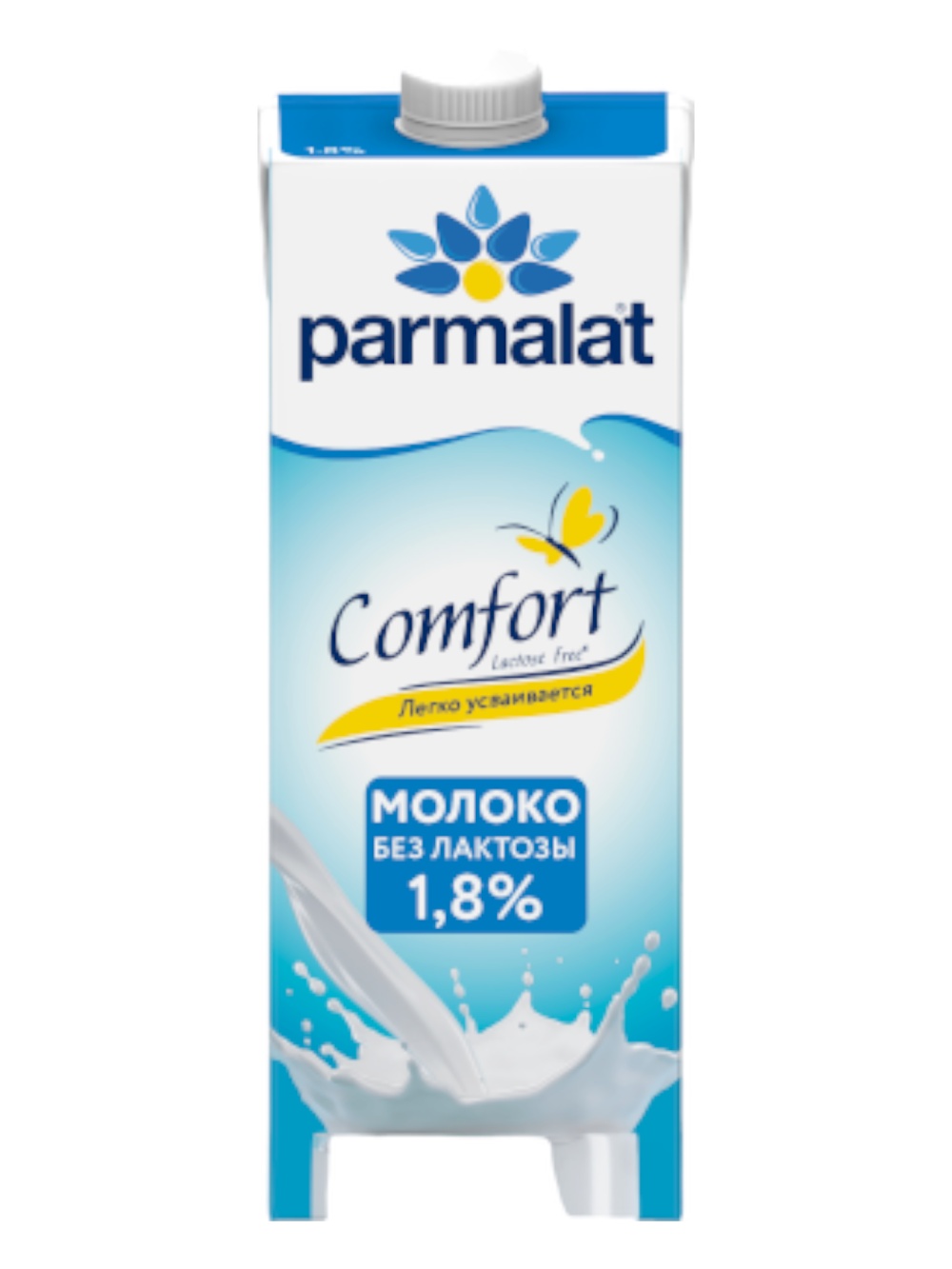 картинка Молоко  Parmalat  1,8% Безлактозное (1л) от ТД Гурман