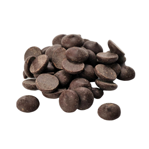 картинка Шоколад тёмный в галлетах 54% (Мешок 25 кг) от ТД Гурман