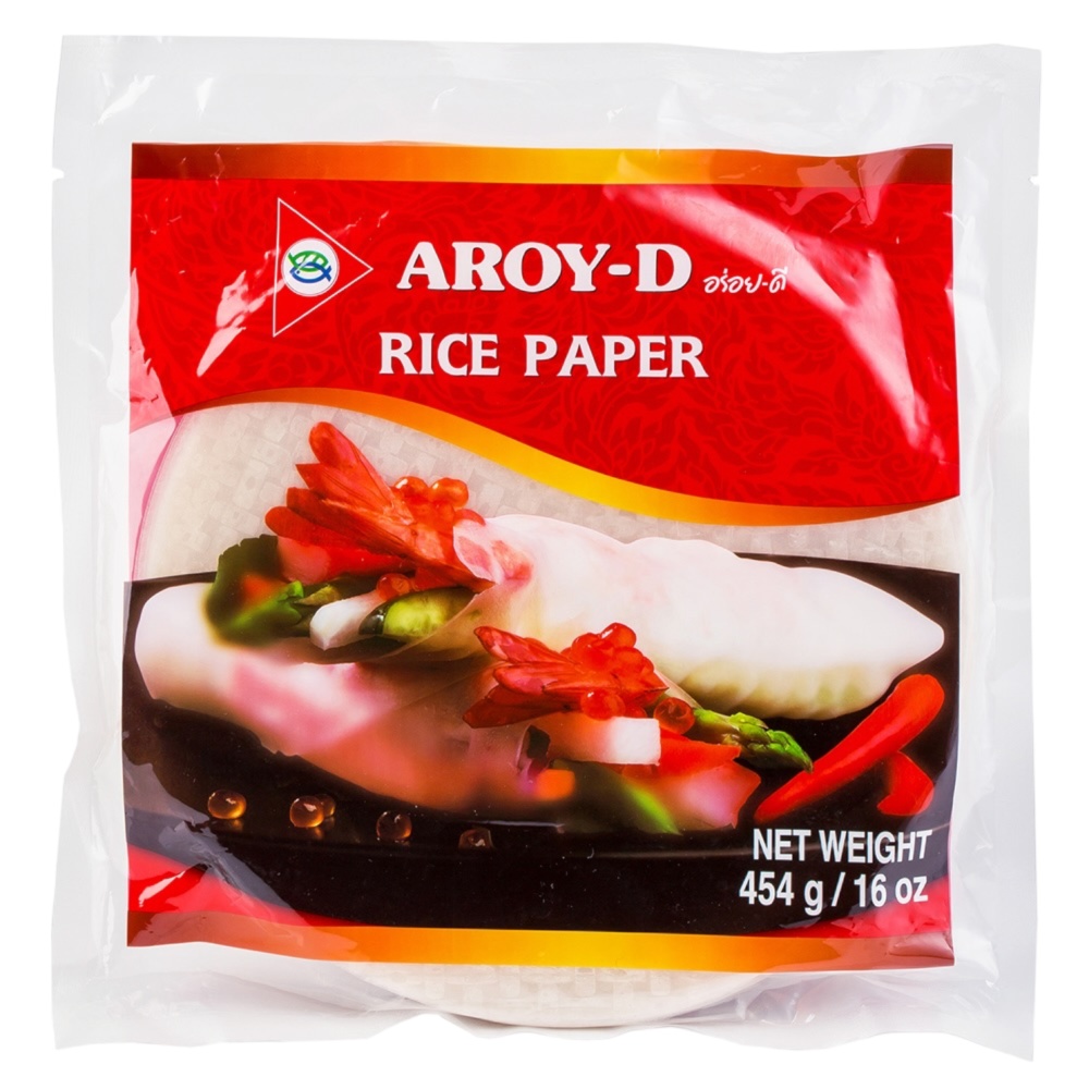картинка Рисовая бумага (круглая 22 см) "AROY-D" (454 гр) от ТД Гурман